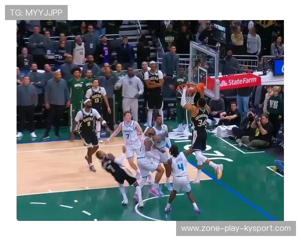 字母哥篮下连续暴扣,雄鹿终场前领先